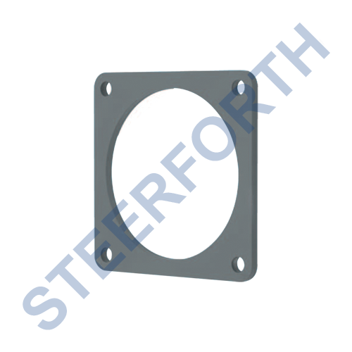PART347 - 4" TO 8" SQUARE 4 BOLT FLANGE (150mm + 180mm Ctrs)